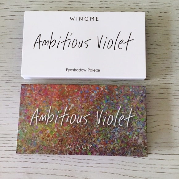 Wingme Cosmetics Ambitious Violet Eyeshadow Palette - Picture 2 of 2